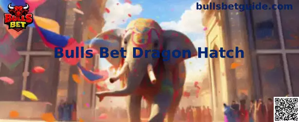 Interface temática do jogo Bulls Bet Dragon Hatch com símbolos de fantasia e ovos de dragão