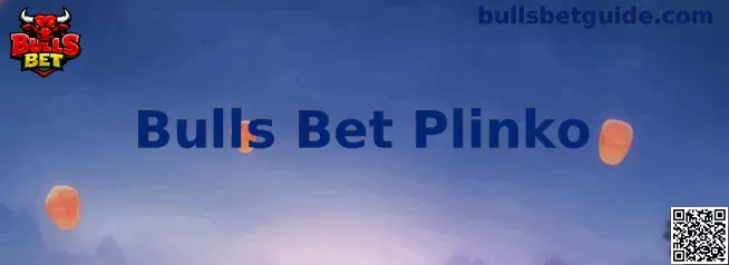 Representação visual do jogo Bulls Bet Plinko com esfera, pinos e áreas de resultado
